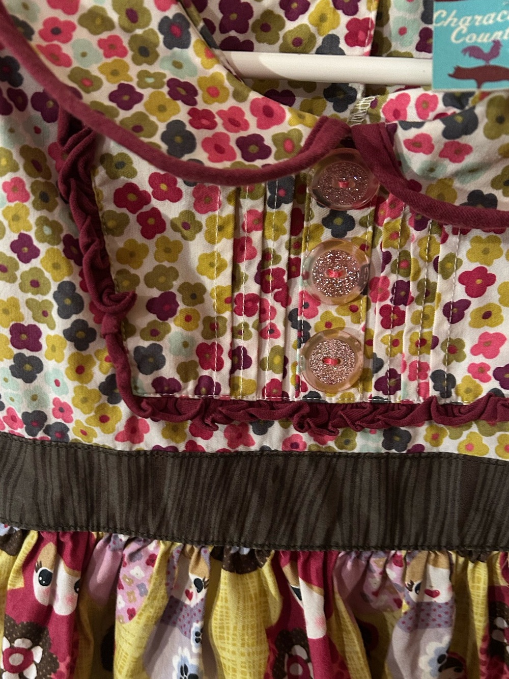Matilda Jane Nesting Dolls Button Collared Dress - Picture 4 of 4